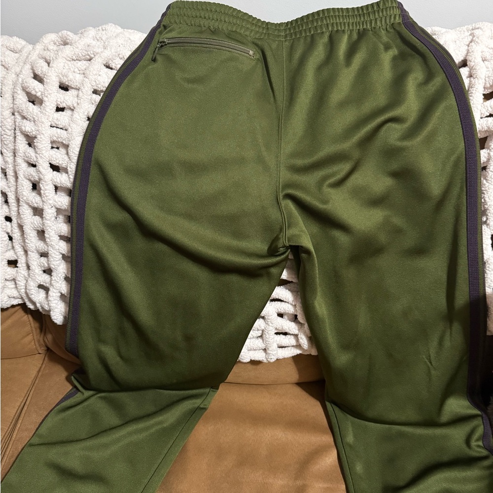 Needles Olive Green Track Pants - Picture 2 of 4